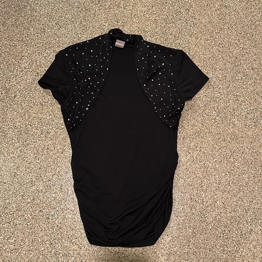 vintage black shrug top